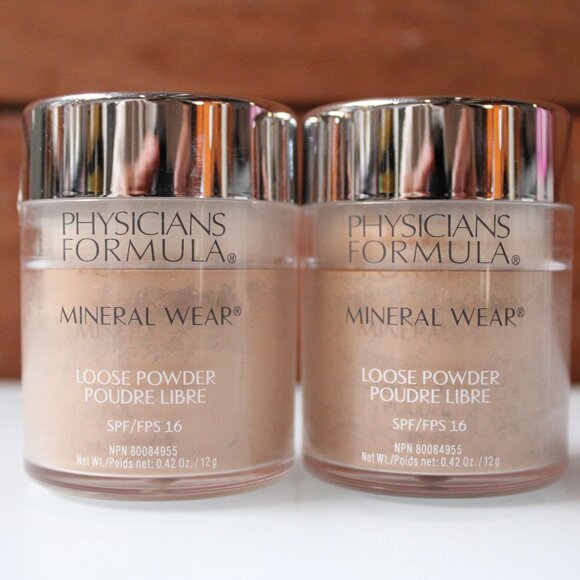 Physicians Formula Mineral Wear Loose Powder SPF 16 – Medium Beige – Lot of 2 - Picture 1 of 5
